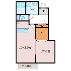 ドエル四季1番館の物件間取画像